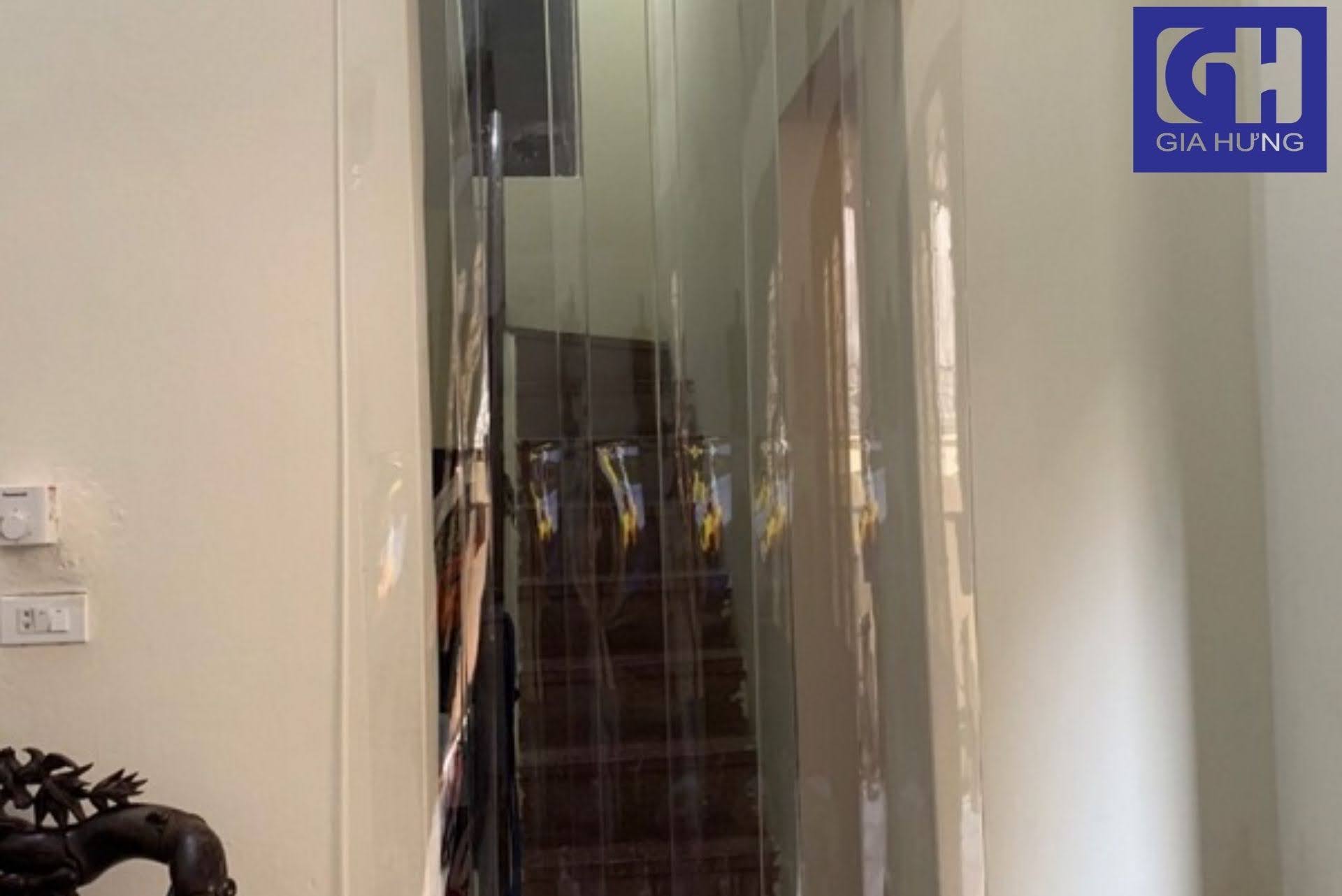 Rèm nhựa PVC trong suốt ngăn lạnh đều hòa